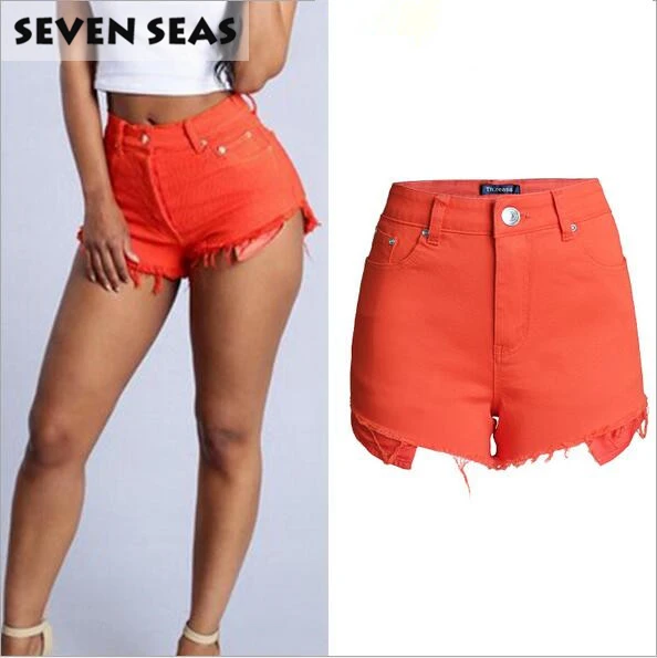 3 Candy Color Summer Sexy Booty Shorts Femme Cotton High Waist Shorts