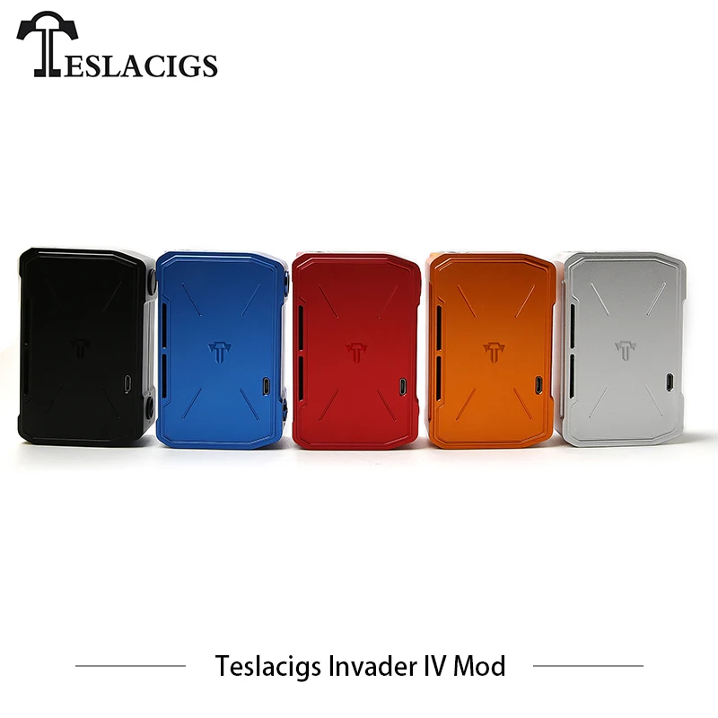 Оригинальные электронные сигареты Mods Tesla Invader IV Mod Teslacigs 4 испаритель 280 Вт двойной