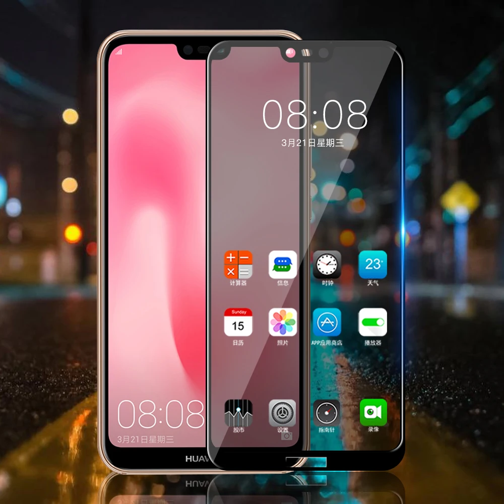 Защитная пленка для экрана Huawei P20 Pro P30 Lite P40 Nova 3e 4e с антишпионским покрытием из
