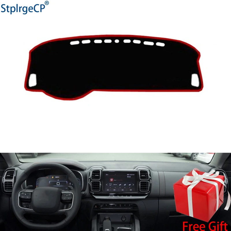 

for CITROEN C5 AIRCROSS 2017 2018 2019 dashboard mat Protective pad Shade Cushion Pad interior sticker car styling accessories