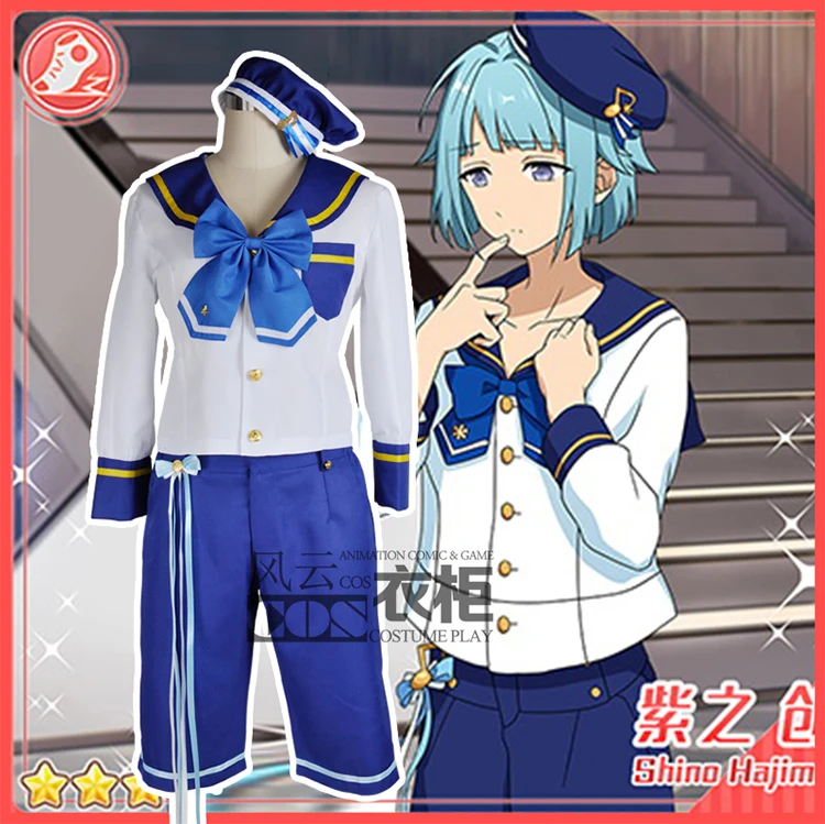 

Ensemble Stars Navy Uniform Shino Hajime Cosplay Costume Custom Any Size