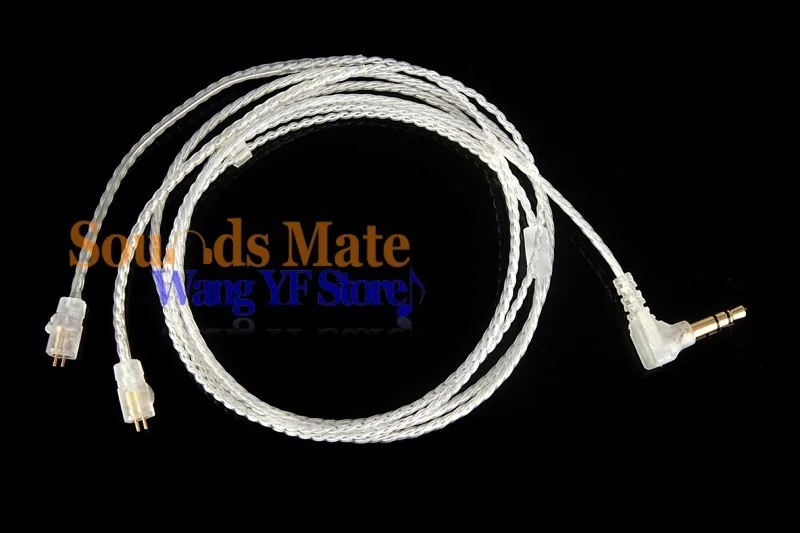 Silver Plated 6N OFC Cable For Ultimate Ears UE TF5 TF10 10pro TF15 SF5 Pro SF3 4 Colors Select