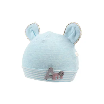 

Cute Bear Baby Hat Soft Cotton Newborn Baby Beanie Girls Bear Ears Infant Beanie Soft Newborn Boy's Hat 0-4M Baby Boys Clothing