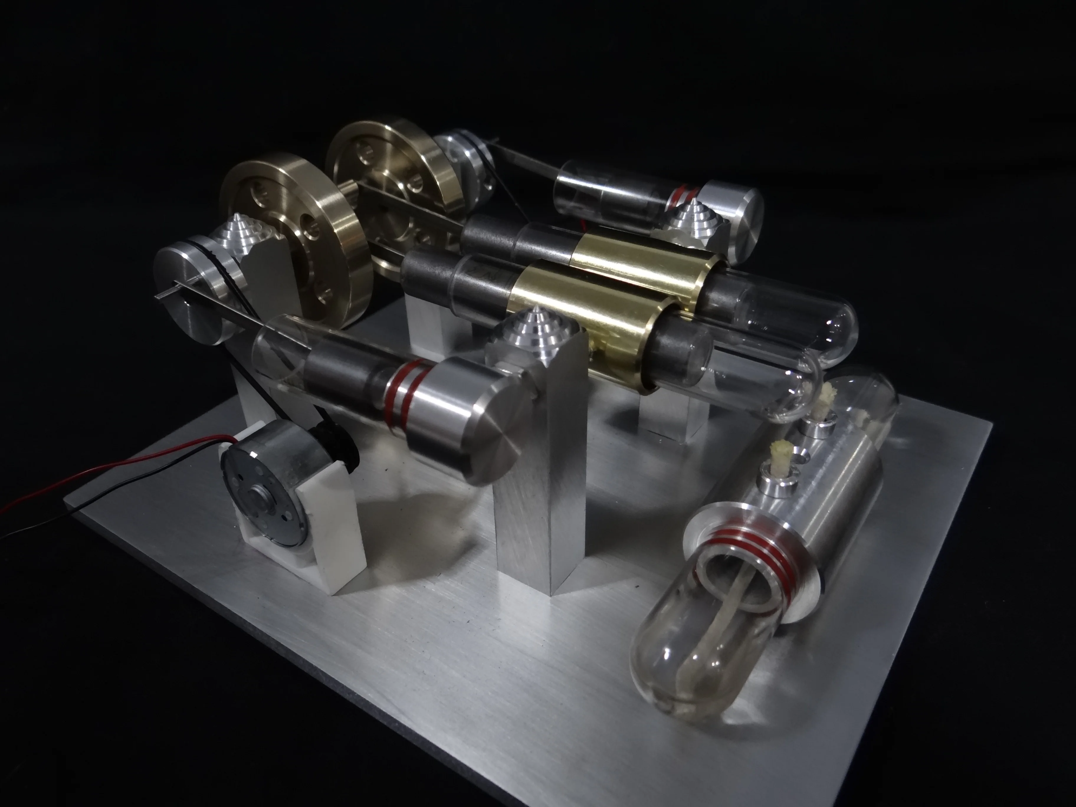 

Stirling Engine model Internal Combustion Engine Miniature Generator Birthday Gift Steam Engine Model