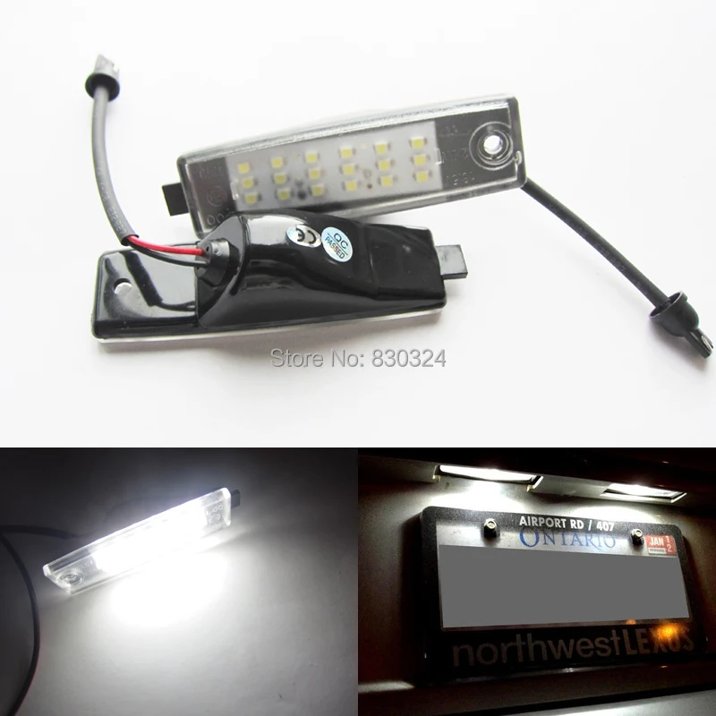 

2x 18SMD LED Number License Plate Light for TOYOTA HiAce Hi-Ace H200 2005-2010 White