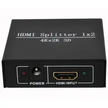 30 Гц Uhd 4 K x 2 K Hdmi 2,0 сплиттер 1X2 Поддержка Hdcp 1,4 3D Hdmi сплиттер 2,0 1 вход 2 выхода переключатель коробка для Ps4 Blu-Ray Dvd Hdt