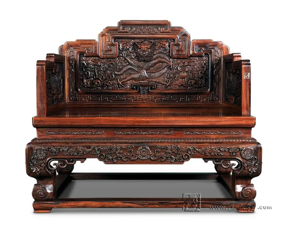 8-Pieces 1+2+3 Seat Sofa Bed Furniture Set Rosewood Home Luxury Chaise Office Drawing room Solid Wood Couch Antique Padauk Suite