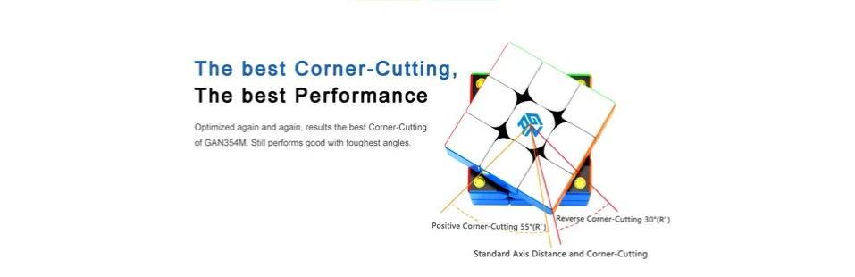 Новейший магнитный кубик Gan354M 3x3x3 Gans 3x3x3, Магический кубик, профессиональный кубик GAN 354 м, 3x3, скоростной кубик, вращающиеся развивающие игрушки
