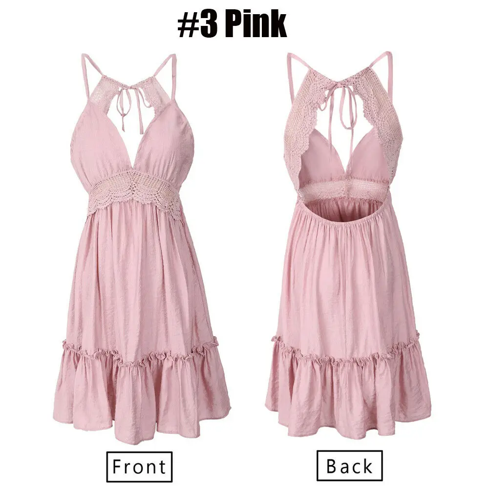 Женский вечерний сарафан без рукавов с v образным вырезом и открытой спиной