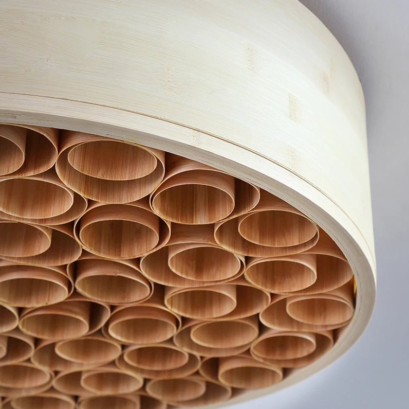 Cheap led e27 Chinese Bamboo Acrylic Iron Handmade LED Lamp.LED Light.Ceiling Lights.LED Ceiling Light.Ceiling Lamp For Foyer Bedroom 4