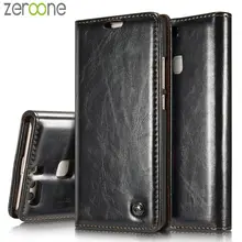 

Original Huawei P9 Lite Case Luxury Genuine Leather Magnetic Flip New Phone Cases For Huawei Ascend P9 Case P9 Lite Cover Case