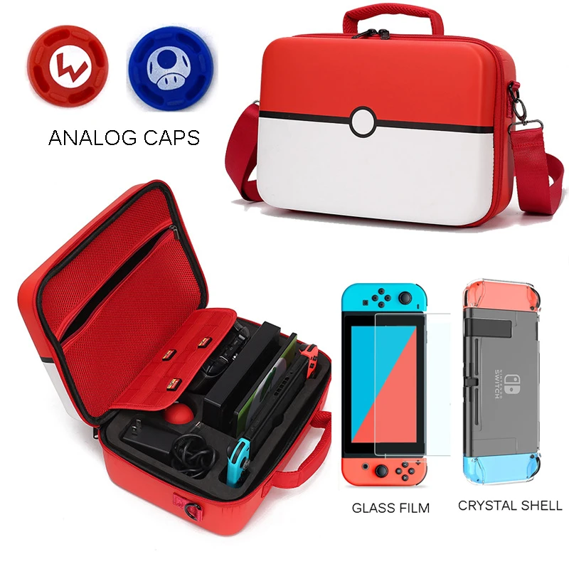 

Carrying Hand Bag for Nintend Switch Protective Case for Nintendo Switch NS Console Pokeball Game Accessories Storage
