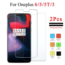 2 шт. Защитное стекло для Oneplus 6 5 t 5 t 3 Temepered Glas One Plus Two X 1 2 Защитная пленка Verre Tremp Oneplus6