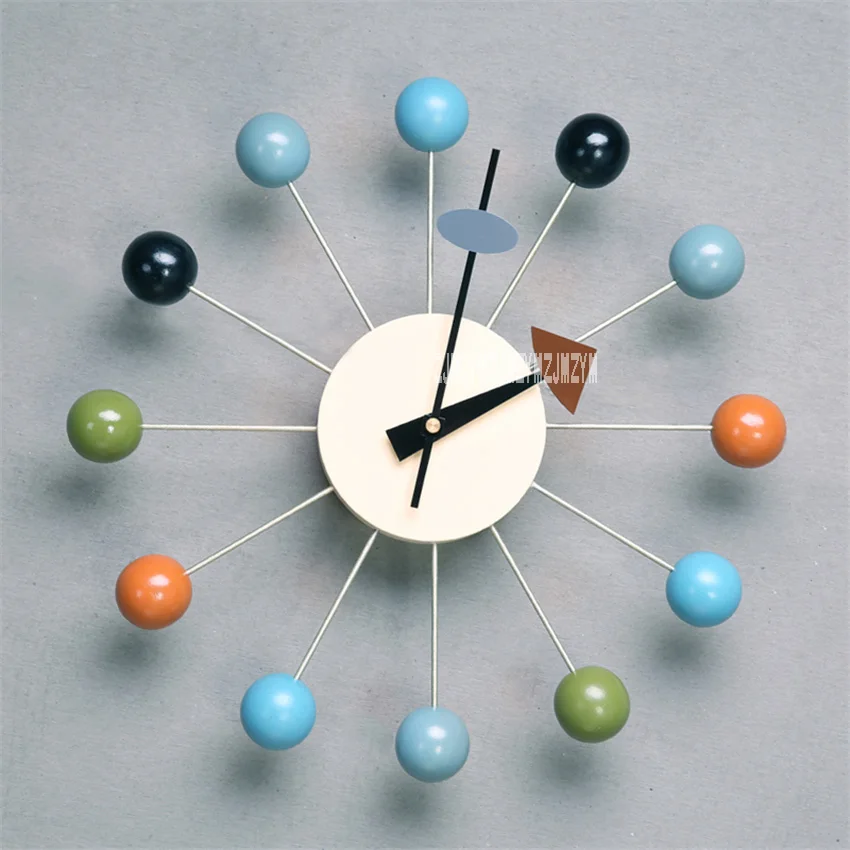 

Home Creative Decorative Clock Living Room Simple Color Candy Personality Clock Bedroom Mute Electronic Wall Clock Hot Selling