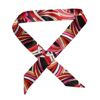 

34 Color Stripe Plaid Silk Scarf Women Multi Use Hair Neck Head Bag Scarf Luxury Brand Designer Spring Winter Scarves Fall