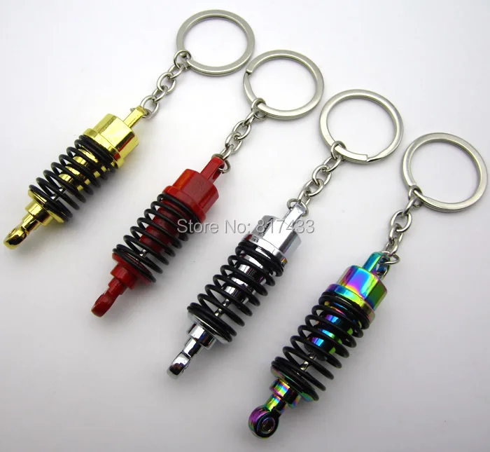 10 шт. JDM автозапчасти цинковый сплав амортизатор пружинный брелок|car keyring|car keyrings