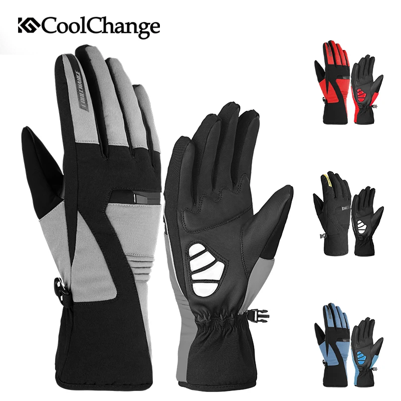 CoolChange Bicycle Winter Gloves Outdoor Waterproof Warm Thermal Thick Cycling Gloves Long Finger MTB Bike Gloves Men Women CoolChange Bicycle Winter Gloves Outdoor Waterproof Warm Thermal Thick Cycling Gloves Long Finger MTB Bike Gloves Men Women