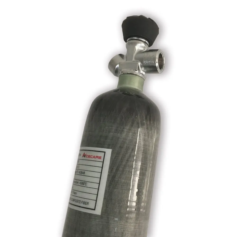 AC10231 2L Scuba Diving Tank Mini Cylinder For Diving Pressure Tank Condor Pcp Quick Release Coupling Dive Tank Airsoft Bucking