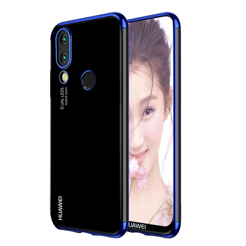 

For Huawei P20 Lite case Nova 3e Case Transparent TPU Soft Phone Cases Coque for P20 Pro case Back Cover #002