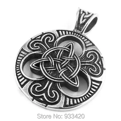 

Wholesale Claddagh Style Celtic Knot Pendant Stainless Steel Jewelry Heavy Fashion Motor Biker Pendant SWP0310B