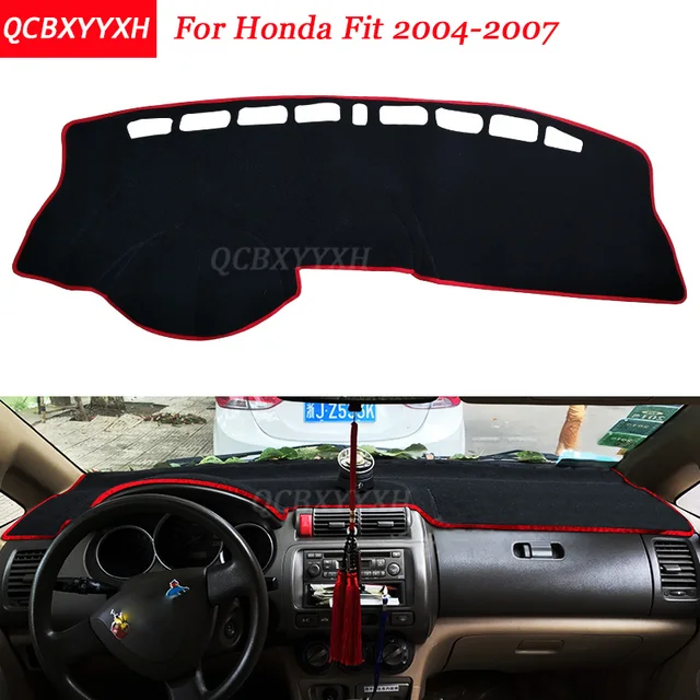 Car Styling Dashboard Avoid Light Pad Polyester For Honda Fit 2004 Car Styling Dashboard Avoid Light Pad Polyester For Honda Fit 2004 2007 Instrument Platform Cover Protective Mats