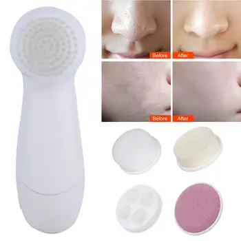 

5 in 1 Multi-functional Electric Face Cleansing Instrument Pore Cleaner Brush Massager Massage Relaxation