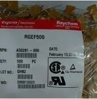 

RGEF500 600 (16v) 5A 6A Raychem plug recoverable Insurance PPTC resettable fuse