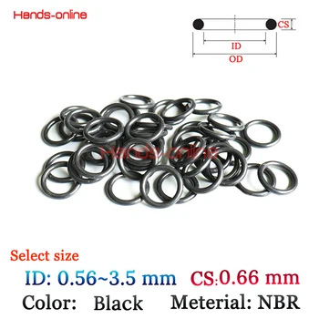 

Option ID 0.56 1.85 3.5mm x CS 0.66mm NBR O Rings Rubber Washer Seals O-ring Nitrile Butadiene Rubber O tyge thickness 0.66mm