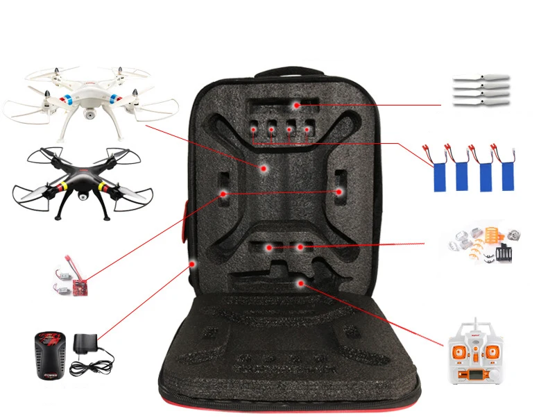 SYMA X8W black backpack (4)