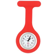 Модные силиконовые часы для медсестры карманные красочные профессиональные Полезные медицинские часы для врачей 100 шт./лот