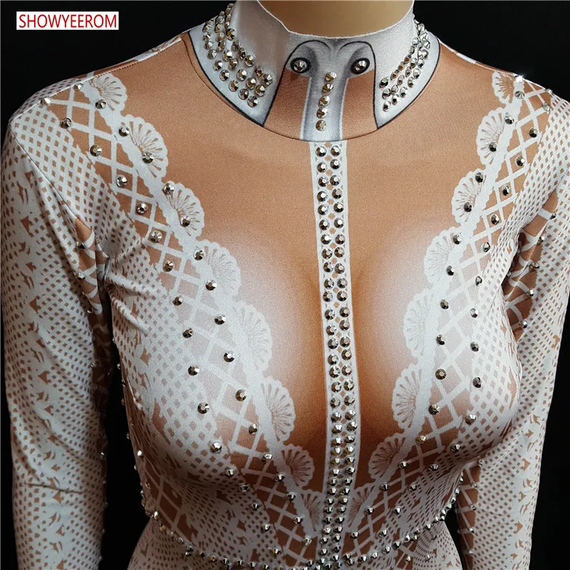 Женская модная модель вокала для вечеринок сексуальная Роскошная облегающая