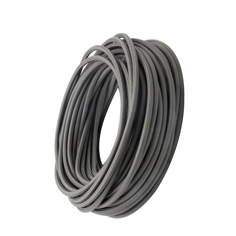 3 ядра 0,75 мм2 Ткань покрытый кабель винтажный светильник 3 провода электрический провод текстильный гибкий шнур питания
