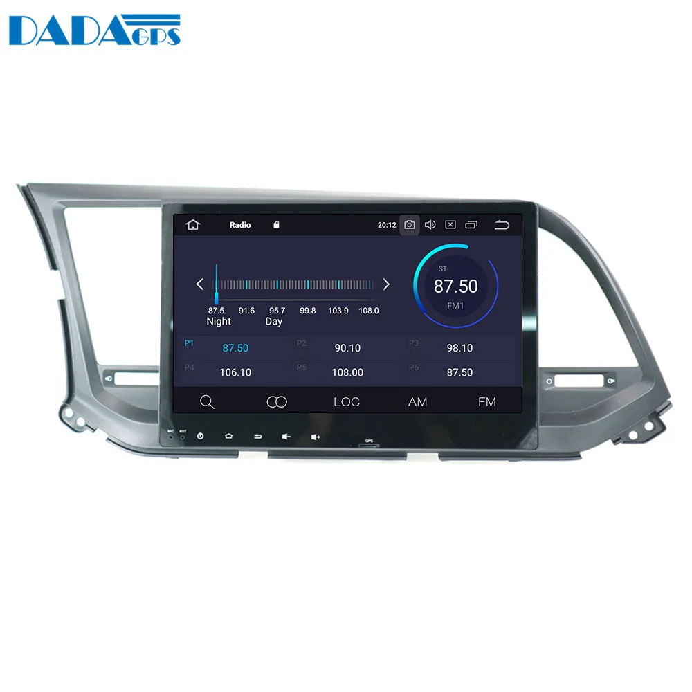 Best Android 9.0 4+32GB Car Radio Multimedia 2 din Video Player GPS  Navigation 4G For Hyundai Elantra 2015 2016 2017 2018 px5 2