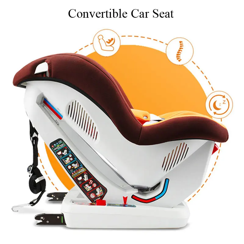 Детский автомобиль безопасности сиденья интерфейс ISOFIX пятиточечный ремень младенческой Дети Booster автомобильное кресло защита детское