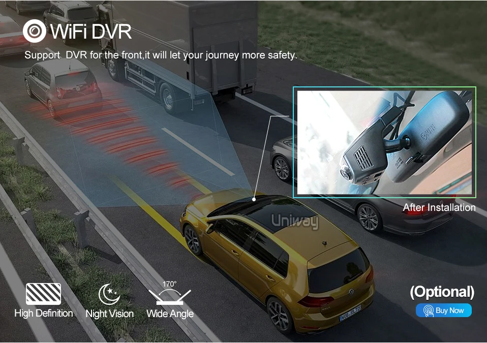 Cheap uniway AHG7071 2G+32G android 9.0 car dvd for toyota avensis hilux old camry RAV4 car radio gps navigatrion 8