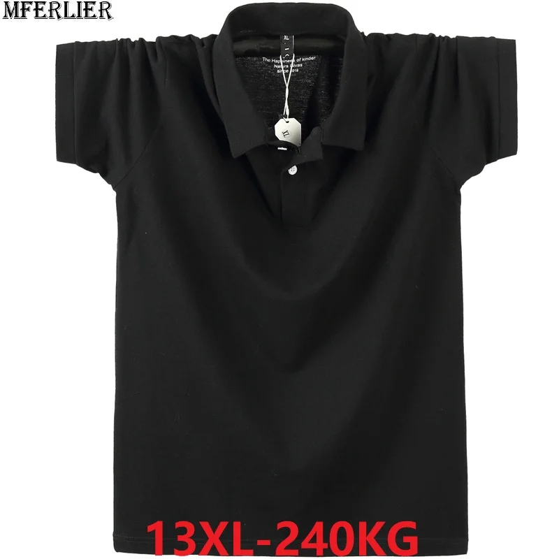 

men plus size big summer Shirts simple 8XL 9XL 10XL 12XL cotton short sleeve tees loose 58 60 62 64 66 68 casual shirt tops gray