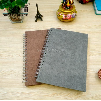 

Sketch Book 200 Pages Vintage Cloth Look Cover Total Two Spiral Bound Artist Sketch Pad 100 Sheets Durable Acid Free Paper