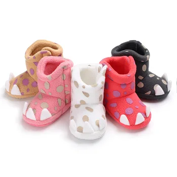 

Lovely Monster Paw Style Super Keep Warm Winter Baby Girls Boys Boot Newborn Soft Sole First Walker Cartoon Baby Crib Shoes