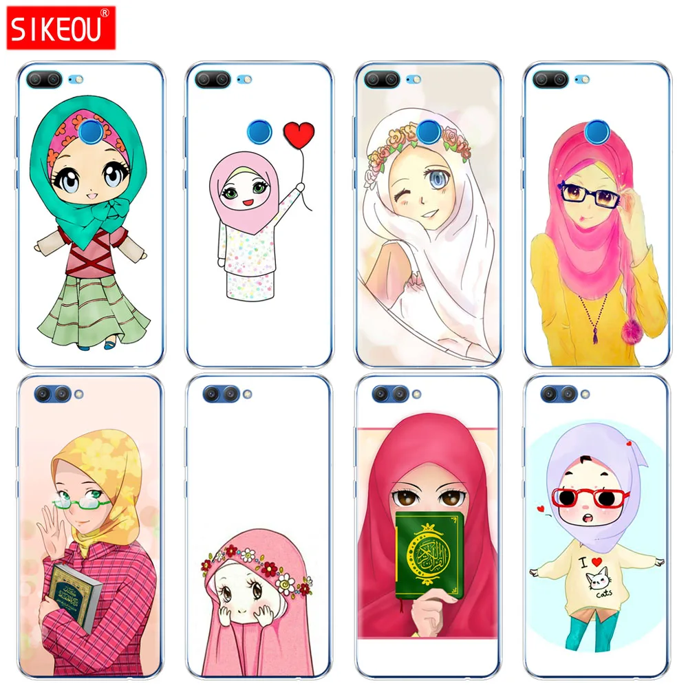Силиконовый чехол для телефона Huawei Honor 10 V10 3c 4C 5c 5x 4A 6A 6C pro 6X 7X 6 7 8 9 LITE hijab красивые