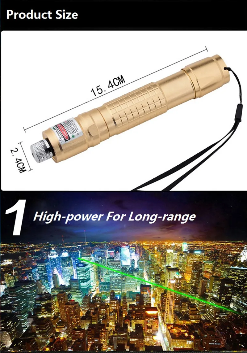 Professional 532nm зеленый 305 лазерная указка+ зарядное устройство+ 18650 батарея высокой мощности 1000 м зеленая точка звездное лазерная ручка для охоты Lazer