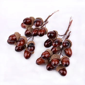 

6pcs mini foam pine cone handmade artificial Flower bouquet for wedding home berry decoration DIY scrapbooking wreath Craft