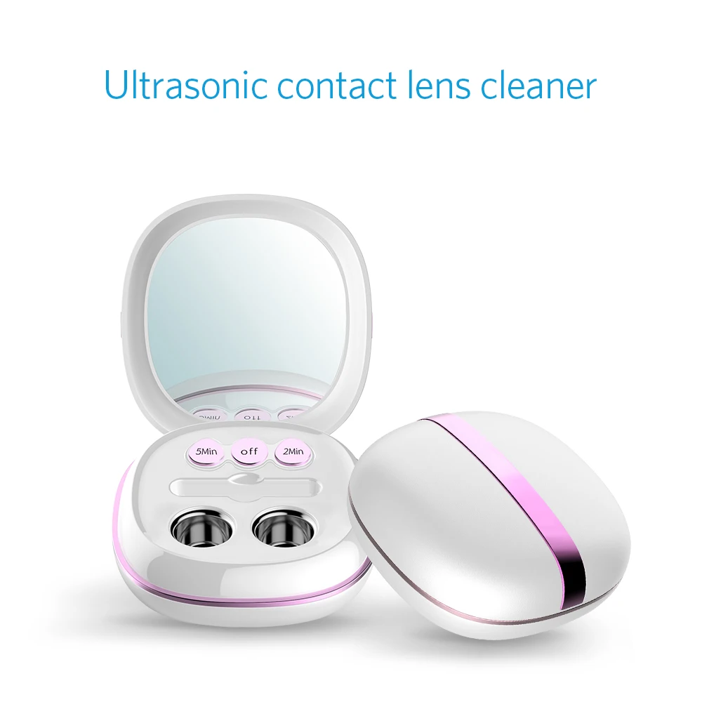 

Factory price Ultrasonic Cleaner Portable Sonic Wave Jewelry Glasses Watch cleaning with case