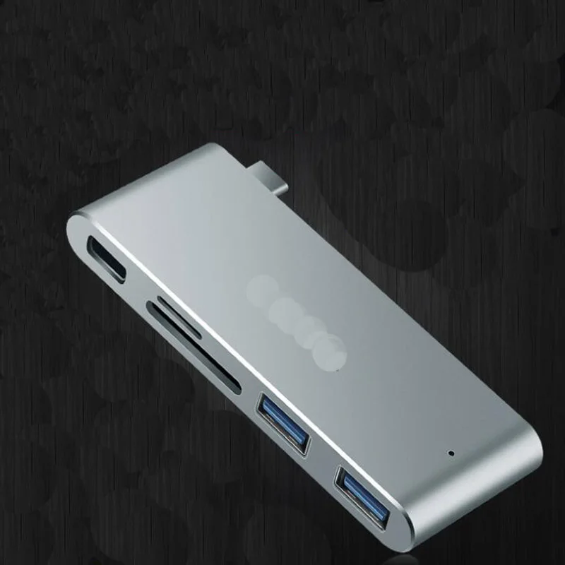 

TYPE-C hub Multi-Card Reader CNC All-Aluminum Splitter Hub