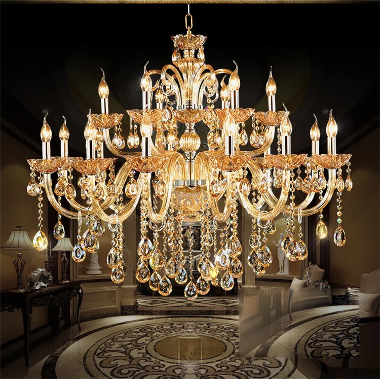 

Luxury Modern Crystal Chandeliers Lighting Contemporary Pendant Chandelier Ceiling forLights Fixture for Dining Room Living room