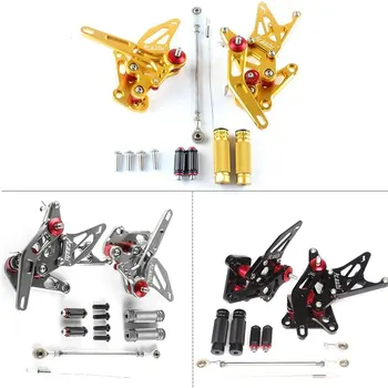 

Adjustable Rearset Foot Pegs Footrest For Suzuki Hayabusa GSXR1300 1999-2007 2000 2001 2002 2003 2004 2005 2006