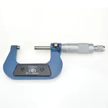 On sale 25-50mm 0.01mm Gauge Outside Metric Micrometer Tool With Metal For Mechanist Caliper Tool New