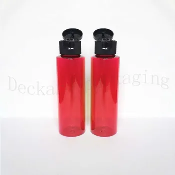 

wholesale R24-100ml red flip top plastic bottle sub-bottling lw-d-100b 100pc/lot