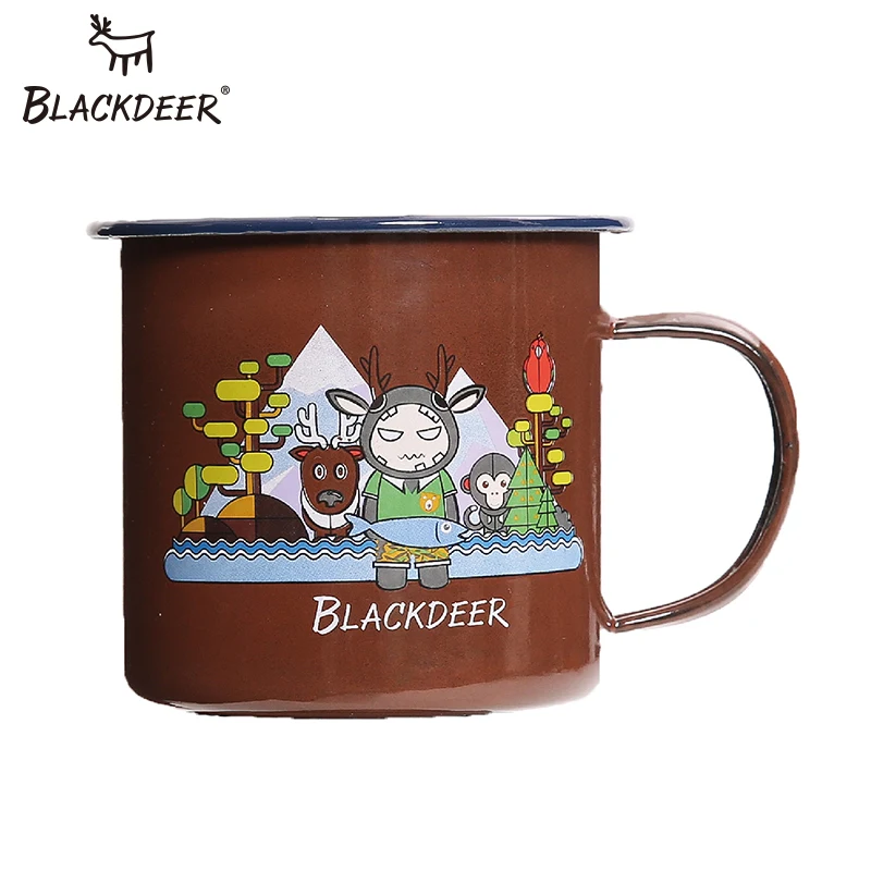BLACKDEER acampar al aire libre 500 ml esmalte taza de bebida de agua Cola taza de cerveza borde laminado de deportes vasos chino de hecho BLACKDEER acampar al aire libre 500 ml esmalte taza de bebida de agua Cola taza de cerveza borde laminado de deportes vasos chino de hecho