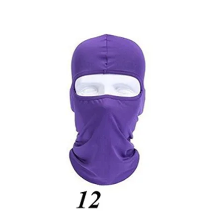 Красочная мотоциклетная маска для лица Спортивная маска для лица и шеи мото зимний теплый для катания на лыжах Сноуборд ветровка дышащая - Цвет: 12