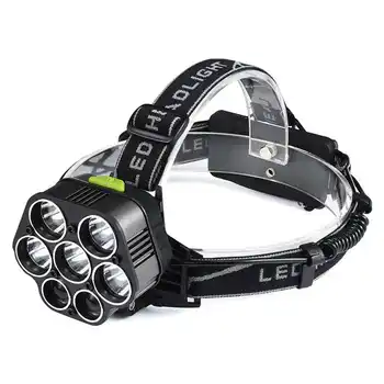 

lanterna led t6 White+2x COB nitecore 18650 Head lamp Headlight Torch Flashlight led lamp lanterna led recarregavel #2f02